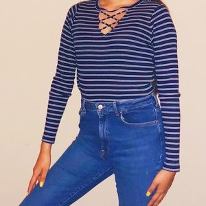 Hollister Striped Long Sleeve